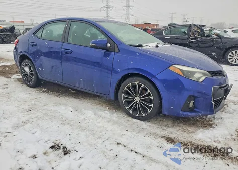 2015 Toyota Corolla L из США, поврежденный, VIN 2T1BURHE0FC290272